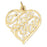 14k Yellow Gold I Love You  Charm