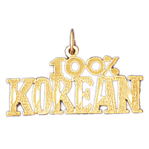 14k Yellow Gold  100% Korean Charm