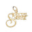14k Yellow Gold #1 Assistant Charm