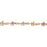 14k Gold Tri-Color Plumeria Bracelet