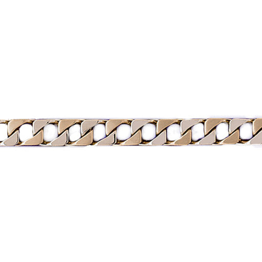 14k Gold Two Tone Link Bracelet
