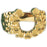 14k Yellow Gold Horseshoe Nugget Ring