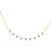 14k Yellow Gold Created Opal Fashion Necklace