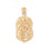14k Yellow Gold Fire Department Badge Charm