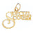 14k Yellow Gold Special Cousin Charm