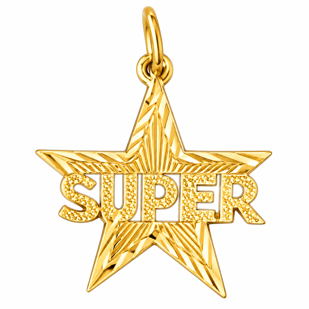 14k Yellow Gold Super Charm
