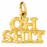 14k Yellow Gold Oh Shit Charm