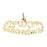 14k Yellow Gold Foxy Grandma Charm