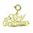 14k Yellow Gold Sexy Grandma Charm