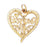 14k Yellow Gold Grandma Of Twins Charm