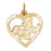 14k Yellow Gold Grandma Charm