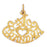 14k Yellow Gold #1 Grandma Charm