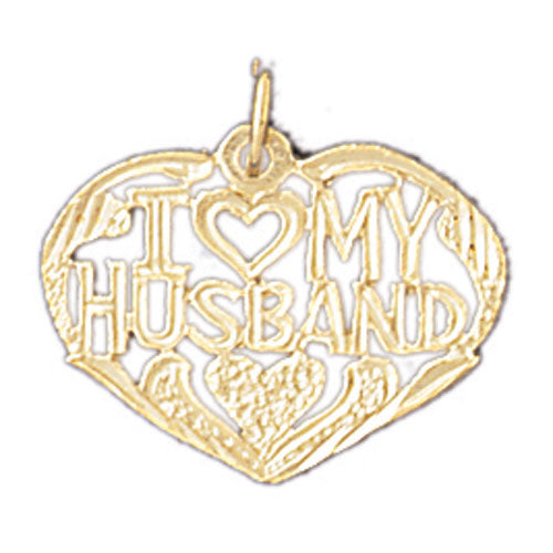 14k Yellow Gold #1 Husband Charm