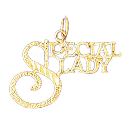 14k Yellow Gold Special Lady Charm