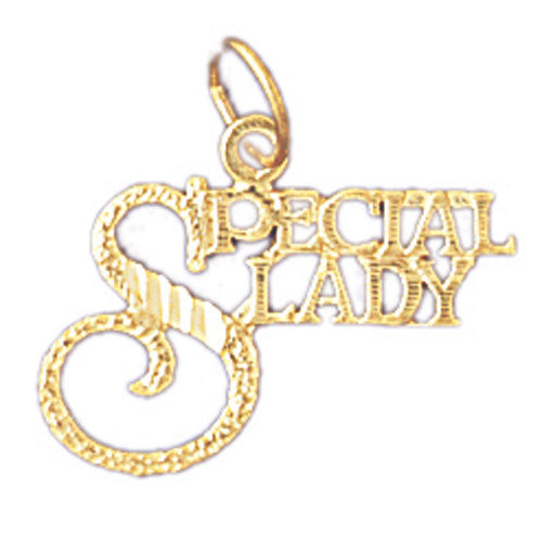 14k Yellow Gold Special Lady Charm