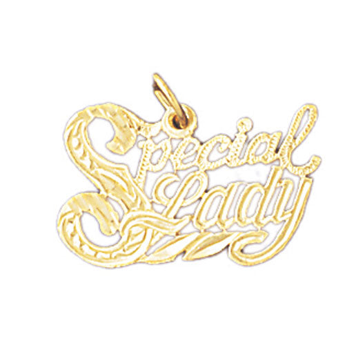 14k Yellow Gold Special Lady Charm