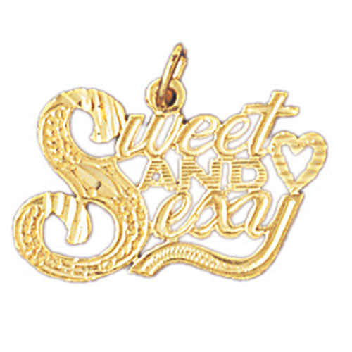 14k Yellow Gold Sweet and Sexy Charm