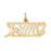 14k Yellow Gold Te Amo Charm