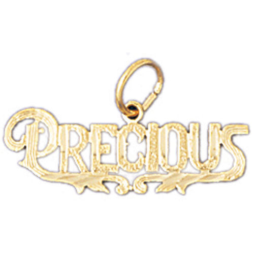 14k Yellow Gold Precious Charm