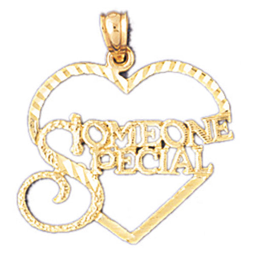 14k Yellow Gold Someone Special Charm