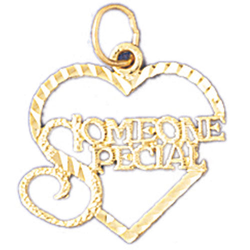 14k Yellow Gold Someone Special Charm