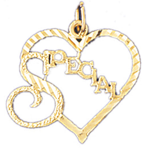 14k Yellow Gold Special Charm