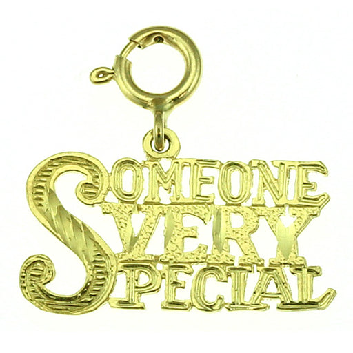 14k Yellow Gold Someone Very Special Charm