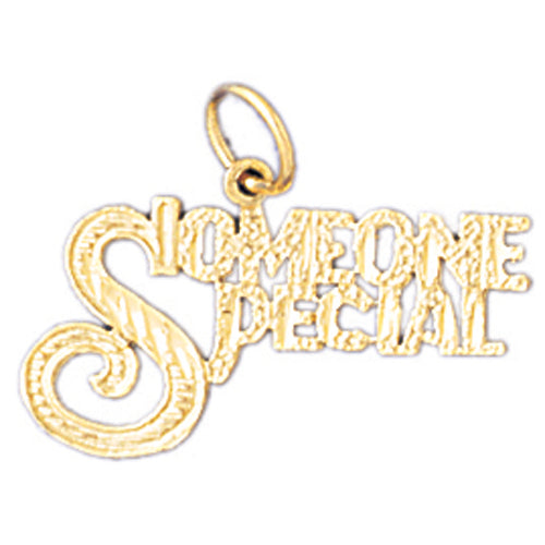 14k Yellow Gold Someone Special Charm