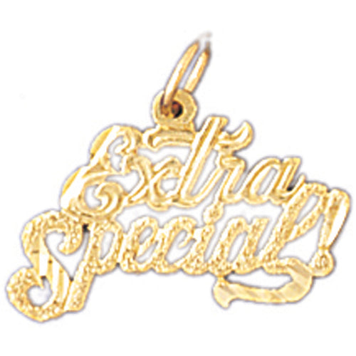 14k Yellow Gold Extra Special Charm