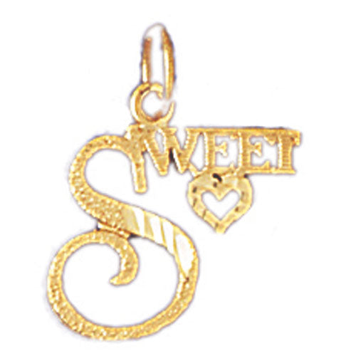 14k Yellow Gold Sweet Charm