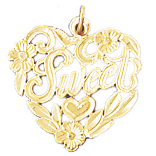 14k Yellow Gold Sweet Charm