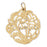 14k Yellow Gold Sweet 16 Charm