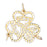 14k Yellow Gold We're Best Friends Charm