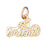 14k Yellow Gold #1 Friend Charm