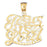 14k Yellow Gold Jesus Is Lord Charm