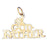 14k Yellow Gold #1 God father Charm