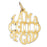 14k Yellow Gold I am a Child Of God Charm