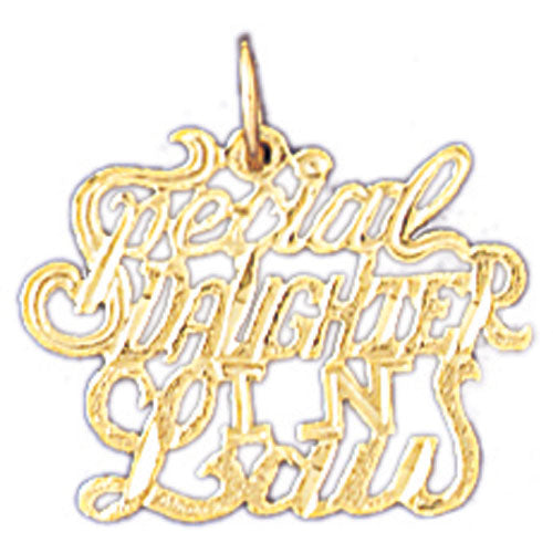 14k Yellow Gold Special daughter in Laws Charm