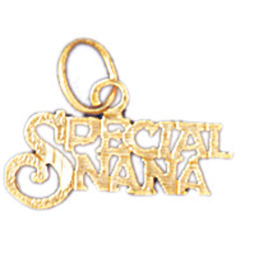 14k Yellow Gold Special Nana Charm