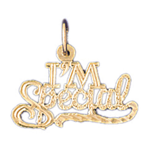 14k Yellow Gold I'm Special Charm