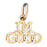 14k Yellow Gold I'm Good Charm