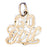 14k Yellow Gold Go Girl Charm