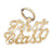 14k Yellow Gold First Class Charm