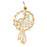 14k Yellow Gold 1st Class Charm