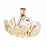 14k Yellow Gold Just Married Charm