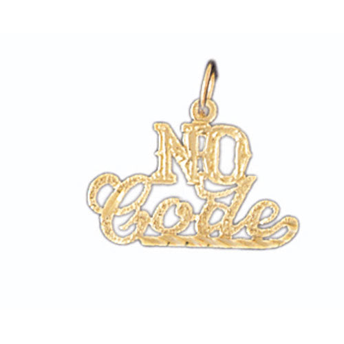 14k Yellow Gold No Code Charm