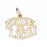 14k Yellow Gold Break A Leg Charm