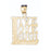 14k Yellow Gold Live Love Laugh Charm