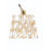 14k Yellow Gold Live Love Laugh Charm