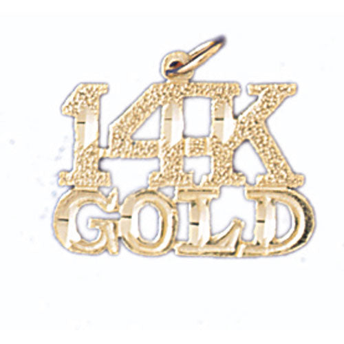 14k Yellow Gold 14K Gold Charm